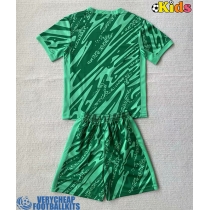 Brazil Goalkeeper Replica Home Minikit Copa America 2024 Short Sleeve (+ pants)